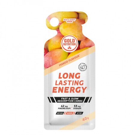 Gel al gusto mango Long Lasting, 40 g, Gold Nutrition