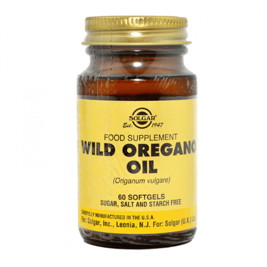 Wilder Oregano, 60 Kapseln, Solgar