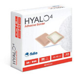 Adhesive Border Hyalo4 dressing, 15x15 cm, 10 pieces, Fidia Farmaceutici