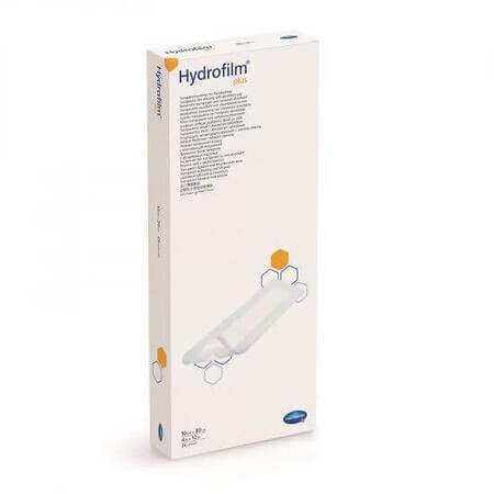 Medicazione trasparente Hydrofilm Plus, 10 x 30 cm (685780), 25 pezzi, Hartmann
