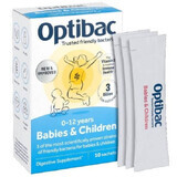 Probiótico para niños y bebés, 10 sobres, Optibac