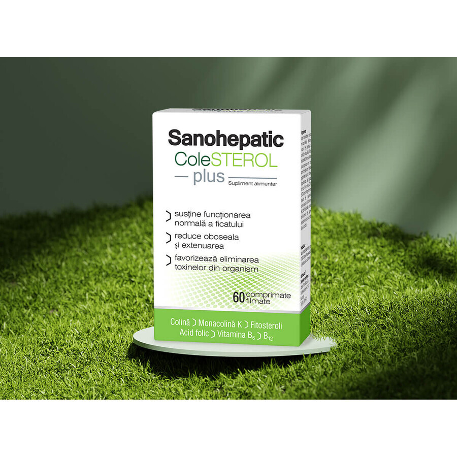 Sanohepatic COLESTEROL Plus, 60 film-coated tablets, Zdrovit