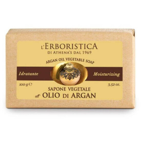 Sapone vegetale all'olio di argan, 100g, l'Erboristica