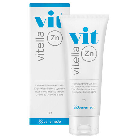 Benemedo Vitella Zn Crème avec vitamines et zinc, 75 g