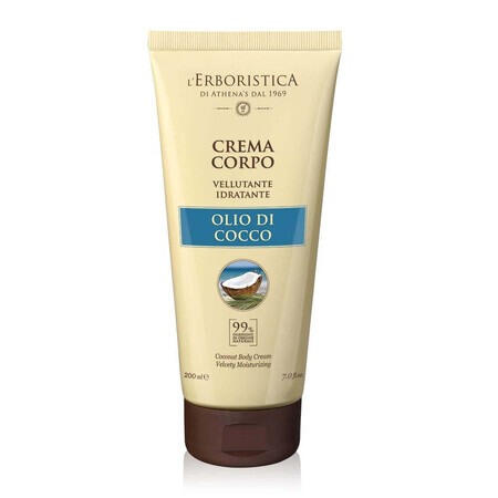 Coconut body cream, 200 ml, L'Erboristica