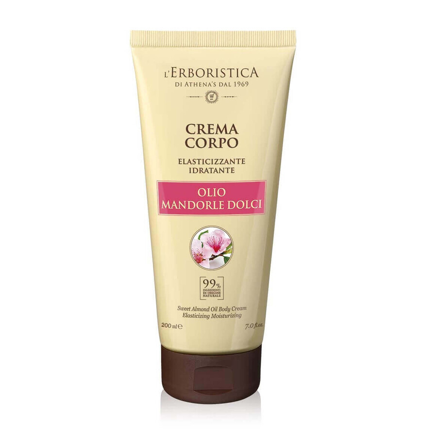 Body cream with sweet almond oil, 200 ml, L'Erboristica