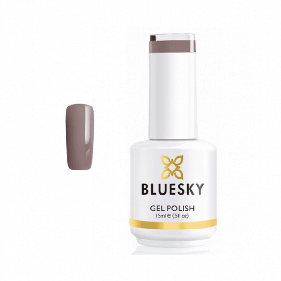 Semi-permanent nail polish Bluesky UV Taupe Beige Grey 15ml