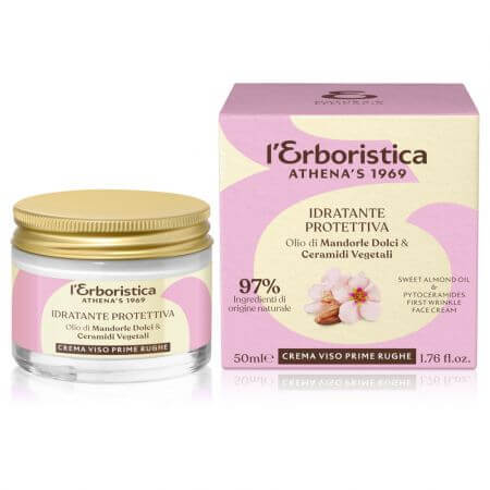 Face cream with sweet almond oil, 50 ml, L'Erboristica