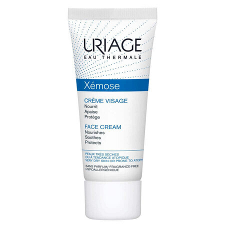 Face cream for very dry skin Xemose, 40 ml, Uriage