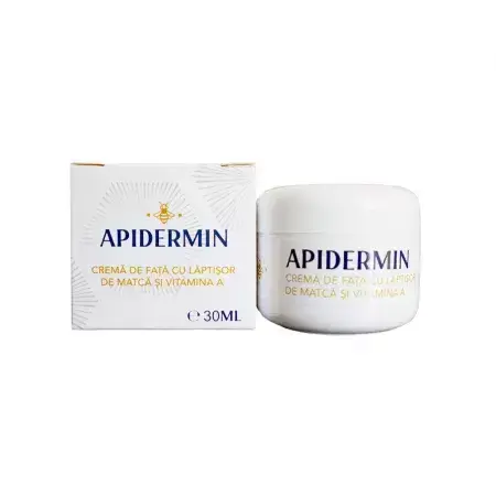 Crema viso con pappa reale e vitamina A Apidermin, 30 ml, Complex Apicol Veceslav