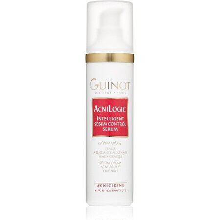 Siero per pelli acneiche Acnicologic Intelligent Sebum Control, 30 ml, Guinot