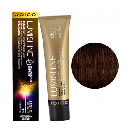 Tintura per capelli permanente professionale Joico Lumishine Permanent Creme 5NW 74ml