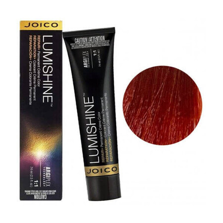 Tintura per capelli permanente professionale Joico Lumishine Permanent Creme 5RRC 74ml