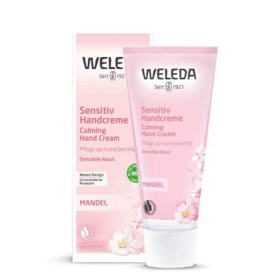 Almond Hand Cream for Sensitive Skin, 50 ml, Weleda