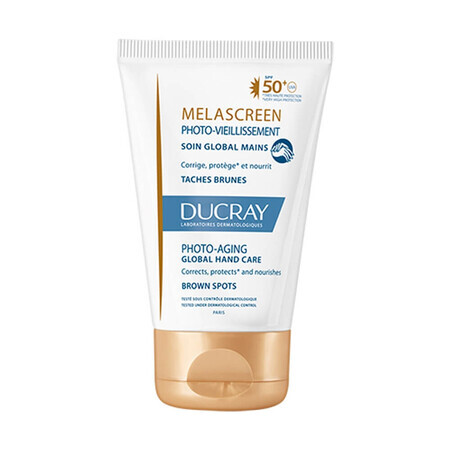 Ducray Melascreen - Crema Mani Foto-Invecchiamento SPF50+, 50ml