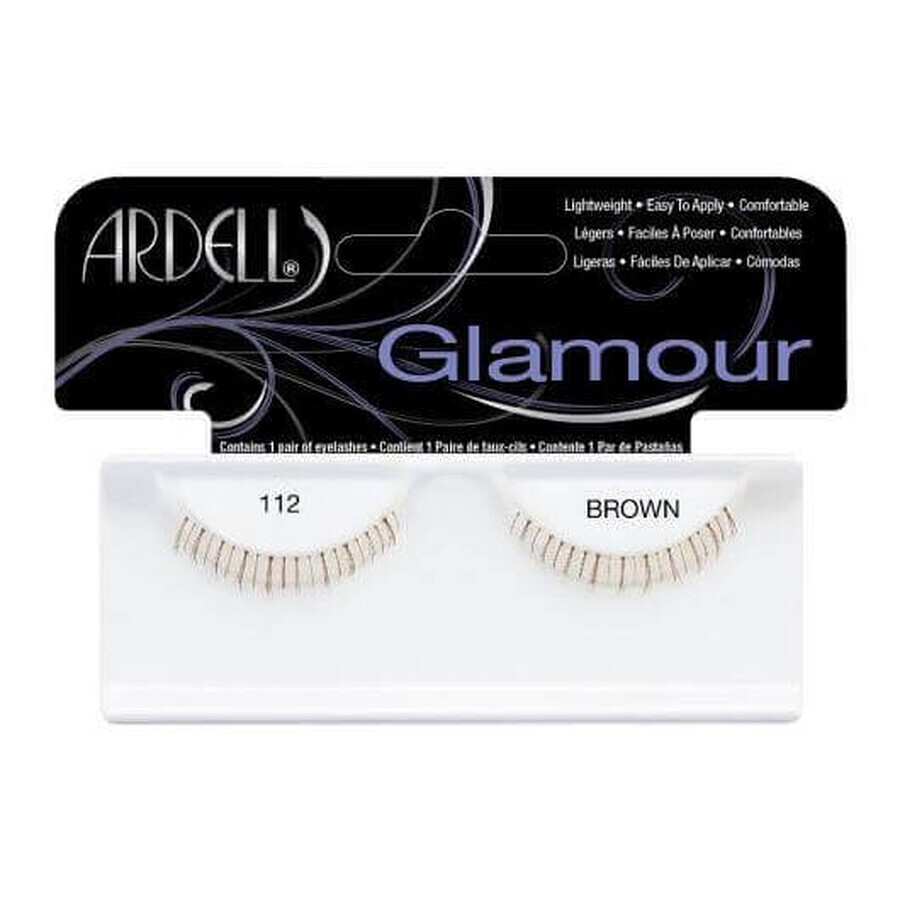 Ciglia finte Ardell Glamour Natural Lower 112 Brown