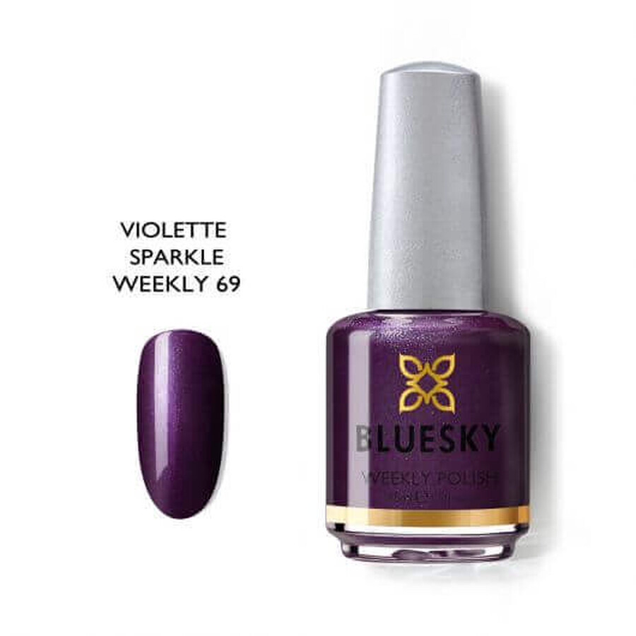 Lac de unghii Bluesky Violette Sparkle 15ml