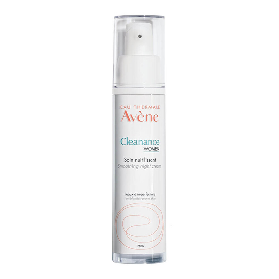 Crema de noche alisante Cleanance Women , 30 ml, Avene