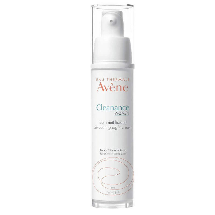 Crema de noche alisante Cleanance Women , 30 ml, Avene