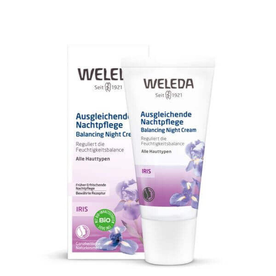 Weleda Iris Crema Viso Notte Idratante, 30ml