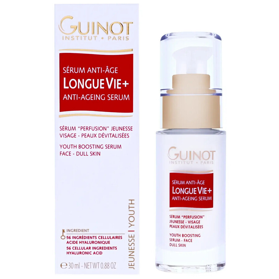 Serum Guinot Longue Vie+ Anti-Ageing stimuleaza energia celulara 30ml