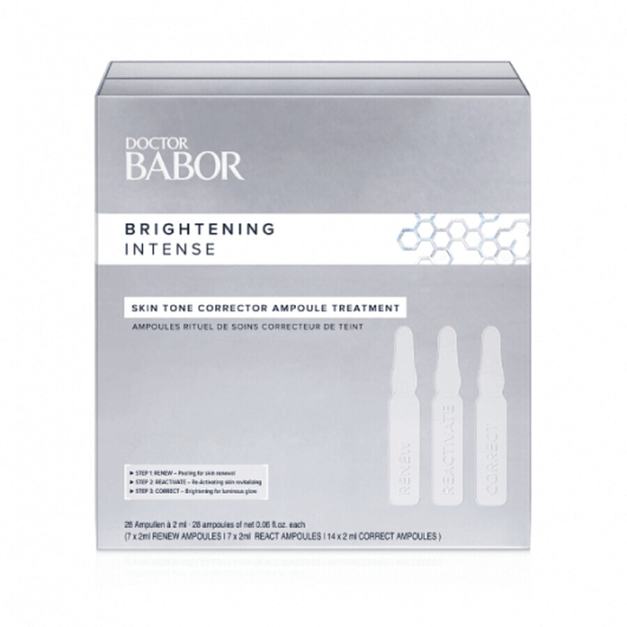 Set per la depigmentazione Doctor Babor Brightening Intense Skin Tone Corrector Treatment 56ml