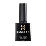 Top coat semipermanente per unghie Bluesky Uv 10ml