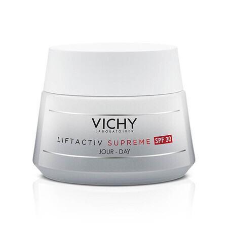 Vichy Liftactiv Supreme - Crema Giorno HA SPF30 per Correzione Rughe e Tono,50ml