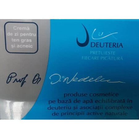 Day cream for oily and acneic skin, 50 ml, Deuteria Cosmetics