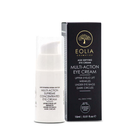 Eolia Natural Anti-Aging Eye Cream, Multi-Action Supreme 15ml /0.51 fl. oncia