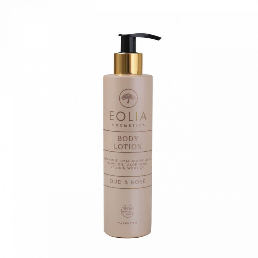 Eolia Lotiune de Corp Naturala cu Acid Hialuronic, Vitamina E si Orhidee Aurie 250 ml / 8.45 fl. oz