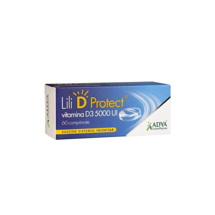 Lili D Protect Vitamina D3 5000 UI x 60 cpr Adya Green