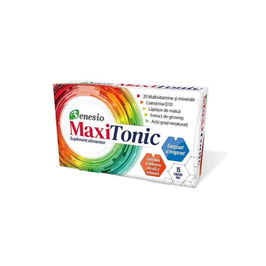 MaxiTonic, 15 gélules me, Benesio