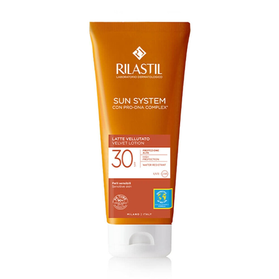 Rilastil Sun System - Latte Vellutato SPF30 Protezione Solare Corpo, 200ml