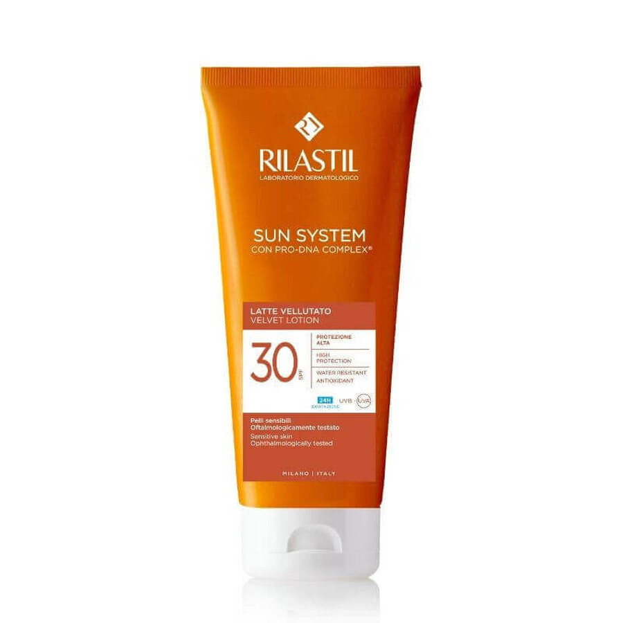 Rilastil Sun System - Latte Vellutato SPF30 Protezione Solare Corpo, 200ml