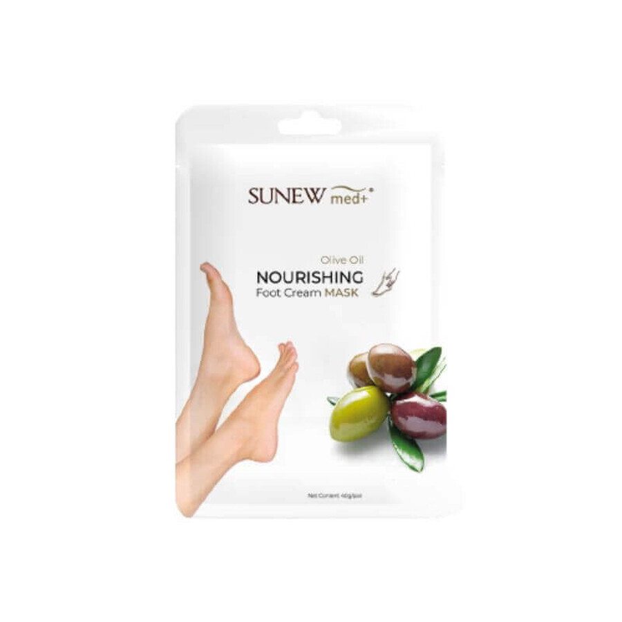 SunewMED+ Maschera piedi idratante con olio di oliva e jojoba 40 g RO