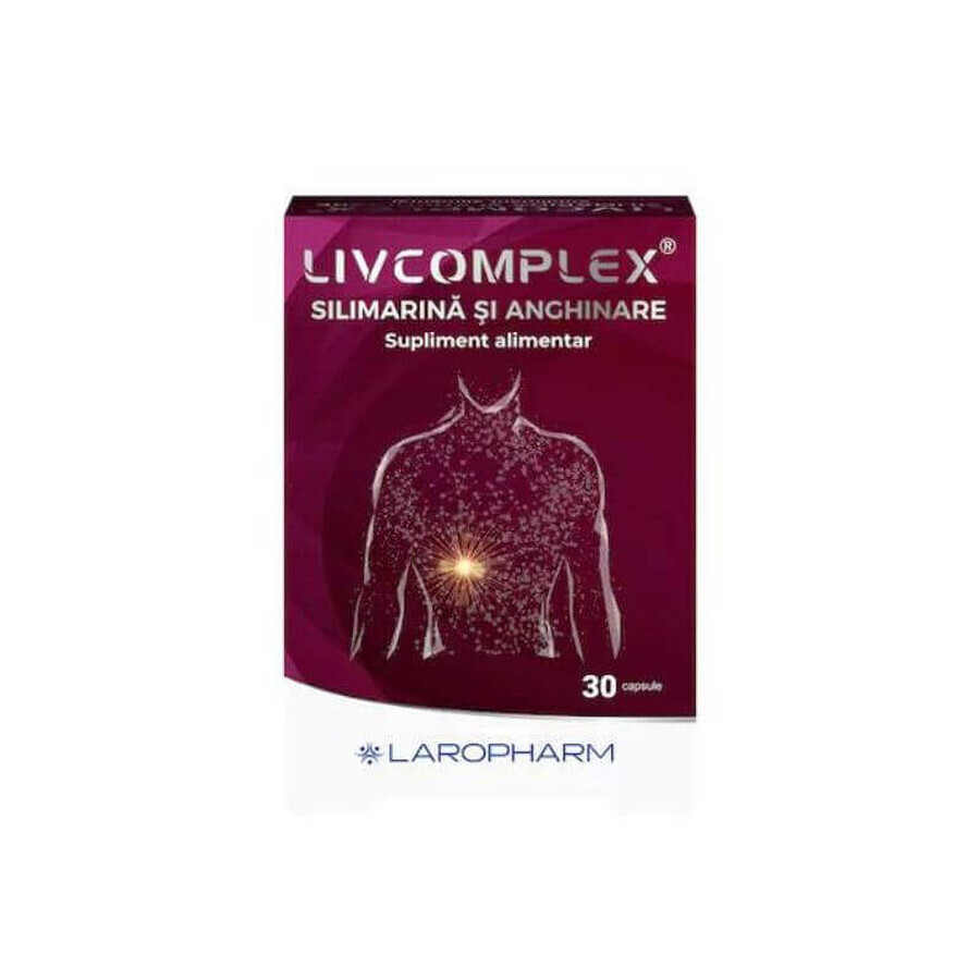 Livcomplex con Silimarina e Carciofo x 30 capsule molli LARO