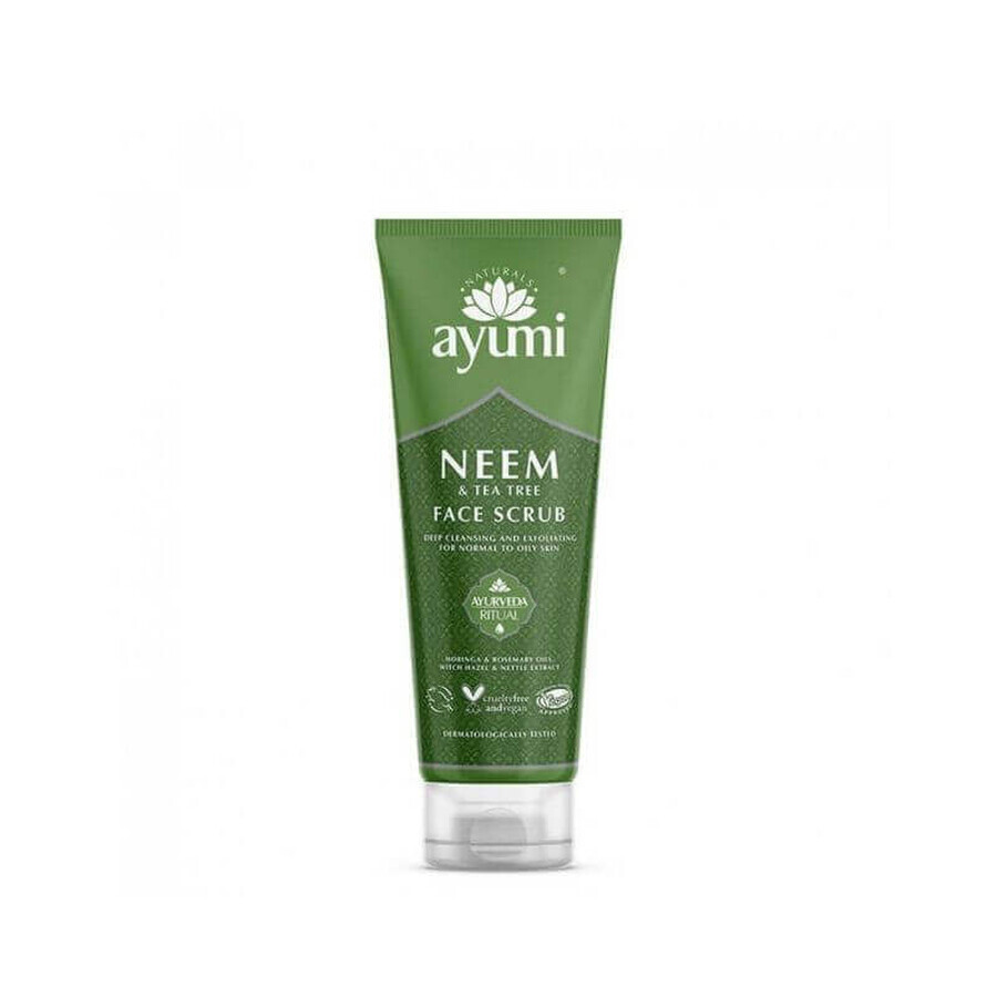 Scrub viso con Neem e Tea Tree x 125ml, Ayumi