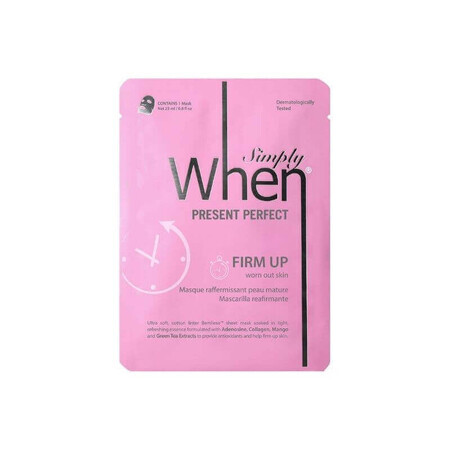 Collagen and hyaluronic acid mask, Present Perfect, x 23g, Simply When