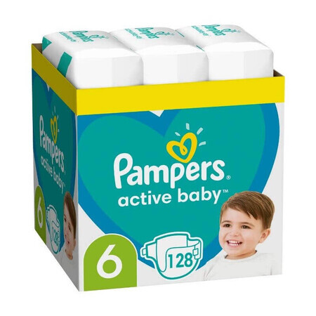 Pampers Active Baby 6 extra large (128)