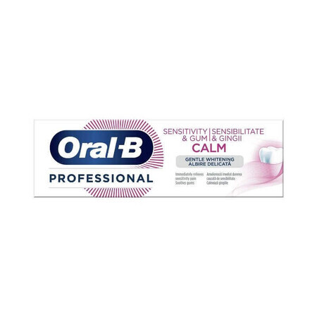 Oral B Dentifricio S&G Calm Gentle Whitening, 75ml