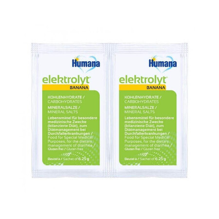 HUMANA Banana Electrolyt 2x6.25g