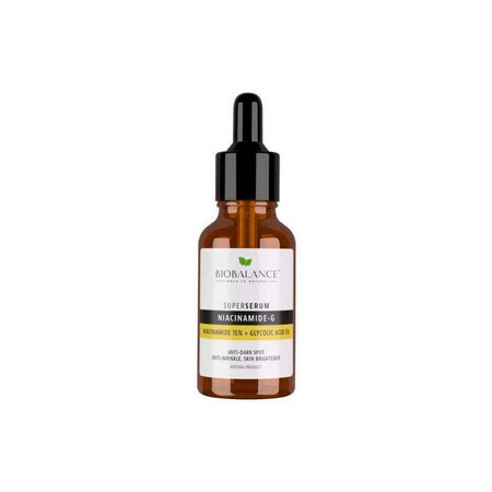 Super Siero Niacinamide-G + Acido Glicolico x 30ml, Bio Balance