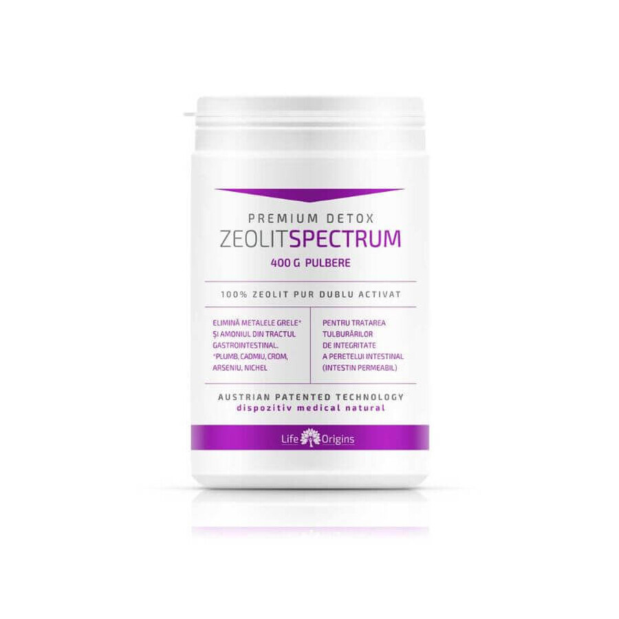 Zeolite Spectrum, 400 g, Novo Biomedics