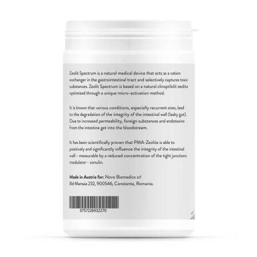 Zeolite Spectrum, 400 g, Novo Biomedics