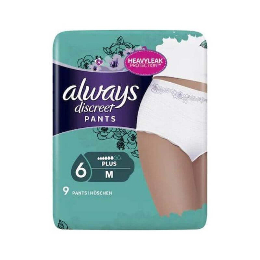 Always Discreet Pants Medium, 9 pcs