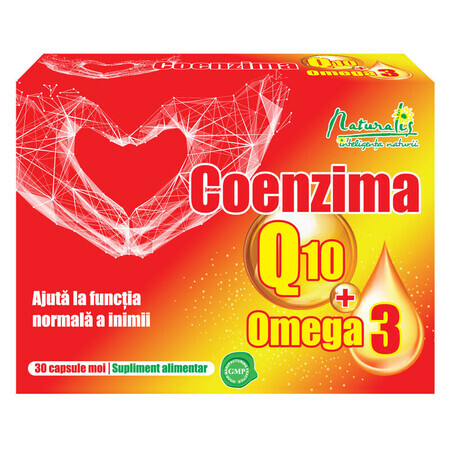 Naturalis Coenzyme Q10 + Omega 3 x 30 cps.