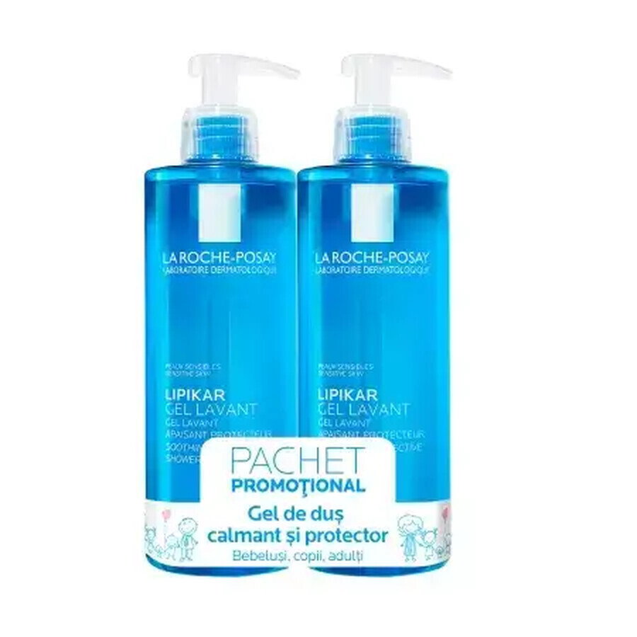 La Roche Posay Lipikar G Wash 2 confezioni da 400 ml