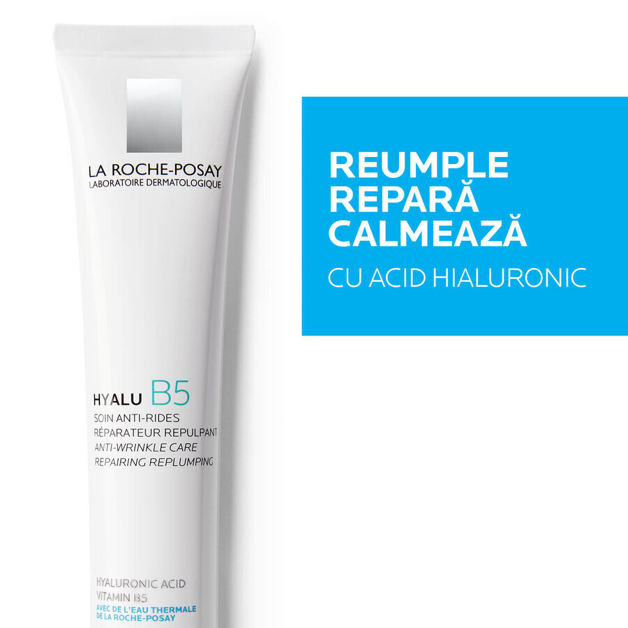 Hyalu B5 Crema Viso Anti-rughe Rimpolpante, 40 ml, La Roche-Posay