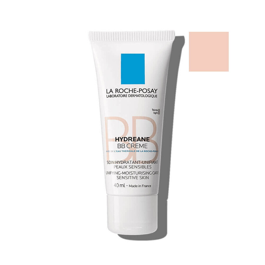 La Roche-Posay Hydreane - BB Creme Crema Idratante Uniformante Chiara, 40ml